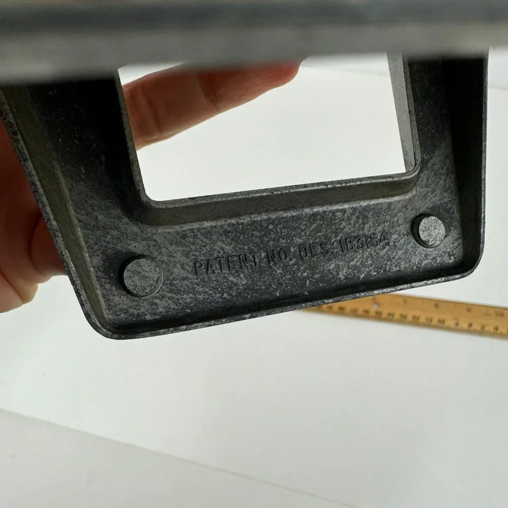 Vintage Retro Apsco Heavy‎ Duty Paper 3 Hole Punch Silver Gray Color Office Tool
